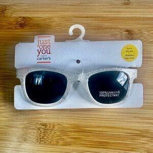 Carter's Baby Vibrant Silver Sparkles with Pink sides Sunglasses